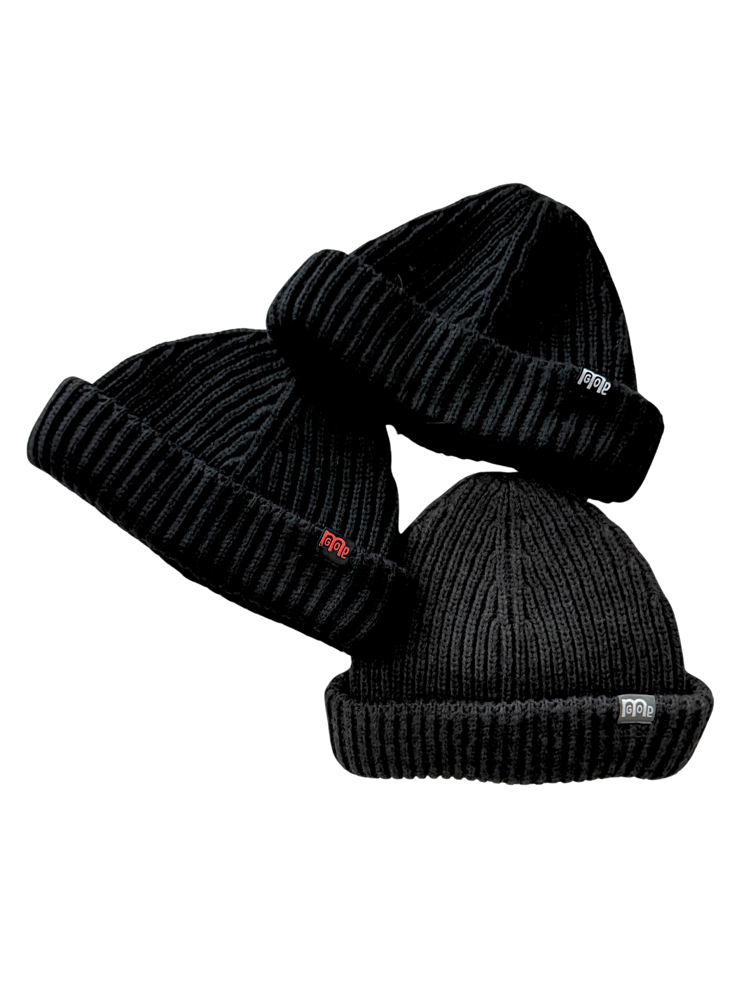 faith-based fisherman style beanie with tag logo 