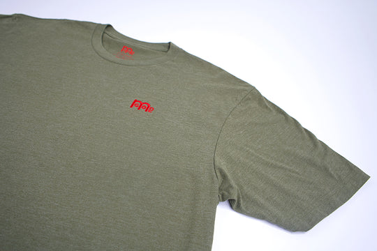 Lightweight softness for all-day comfort and the bold Red GODinme logo to represent GOD's Goodness, this Olive Green GODinme T-Shirt is made for you: the GOD in you.