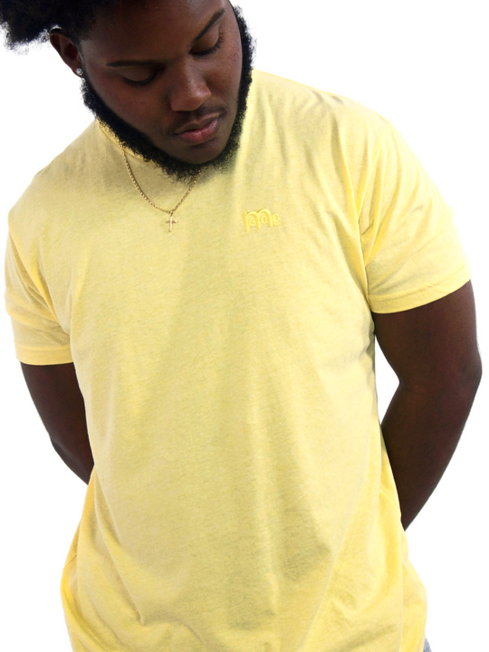Lightweight softness for all-day comfort and the powerful GODinme logo to represent GOD's Greatness in you; this Banana color GODinme T-Shirt is made for you: GOD in you.