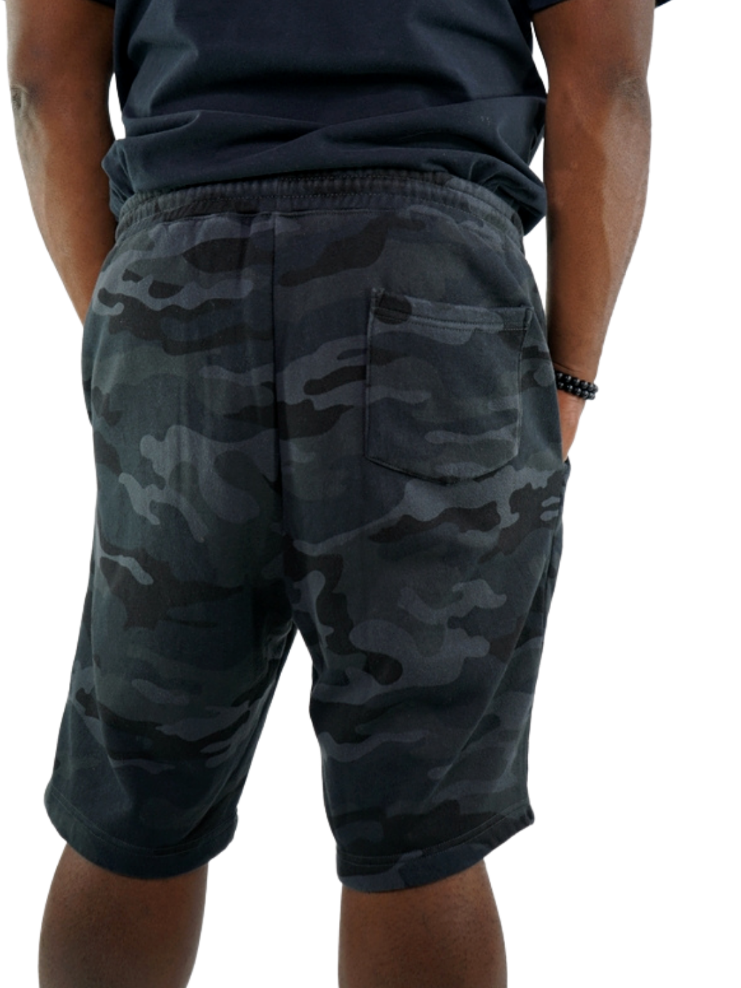 These actively casual GODinme shorts from our Romans 12 : 21 Collection come in a Black or Green Camouflage design. Complete with a bold embroidered logo and a shoestring draw cord in Red, to make a faithful statement wherever you go.